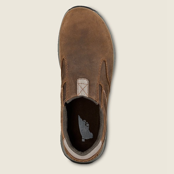 Red Wing Slip-On Hombre Marrom - Comfortpro - Safety Toe - 692-GTNLJI